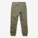 Mayslie Khaki Olive Green Utility Ankle Jogg
