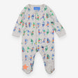 Sleepsuit grey dancing dinos