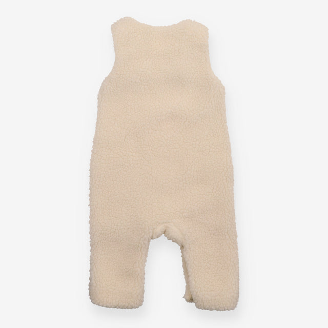 Cream Teddy Bear Dungarees