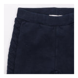 Navy joggers quilted panels