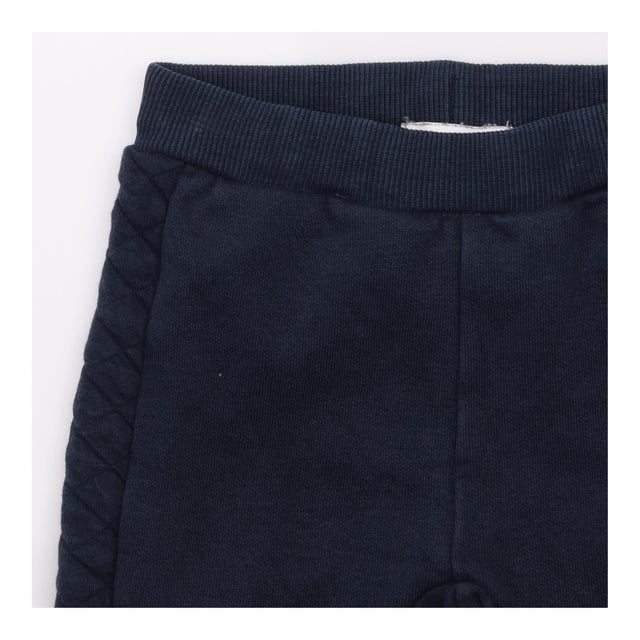 Navy joggers quilted panels