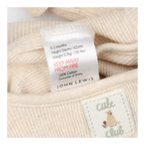 Sleepsuit long sleeve pink cream zipped 2 Pack