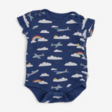 Bodysuit Navy Planes & Rainbows
