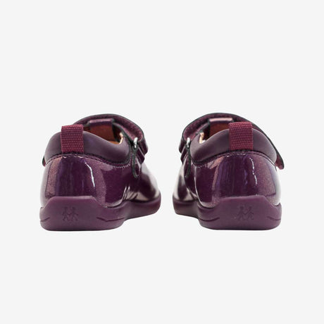 Puzzle blackcurrant glitter first walking shoe