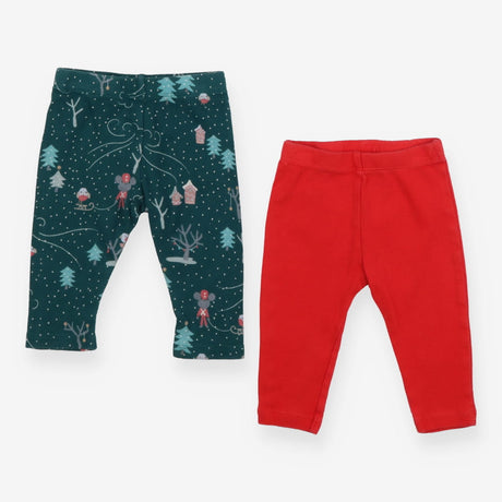 2 pack festive leggings
