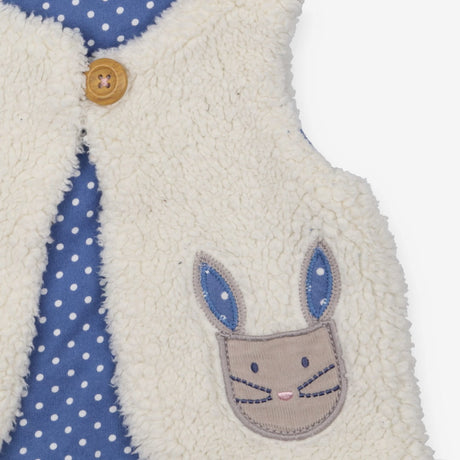 Fur Gilet with bunny pockets