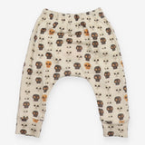 Leggings cream skeleton head