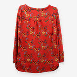 Cranberry acorn maternity tunic