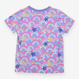 Tee SS Lilac stars rainbows