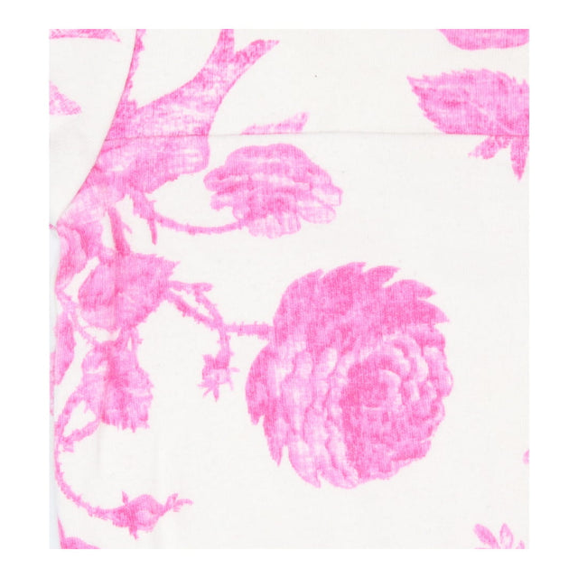 White Tunic with Pink Roses
