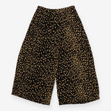 Animal‑Print Wrap Trousers
