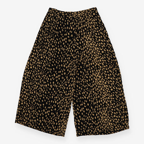 Animal‑Print Wrap Trousers