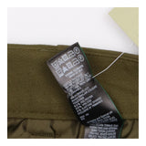 Dark Khaki Wide Leg Tailored Trousers SHORT