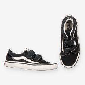 Black old Skool Vans velcro