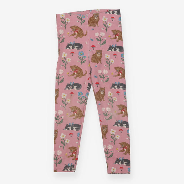 Pink Leggings with Cats
