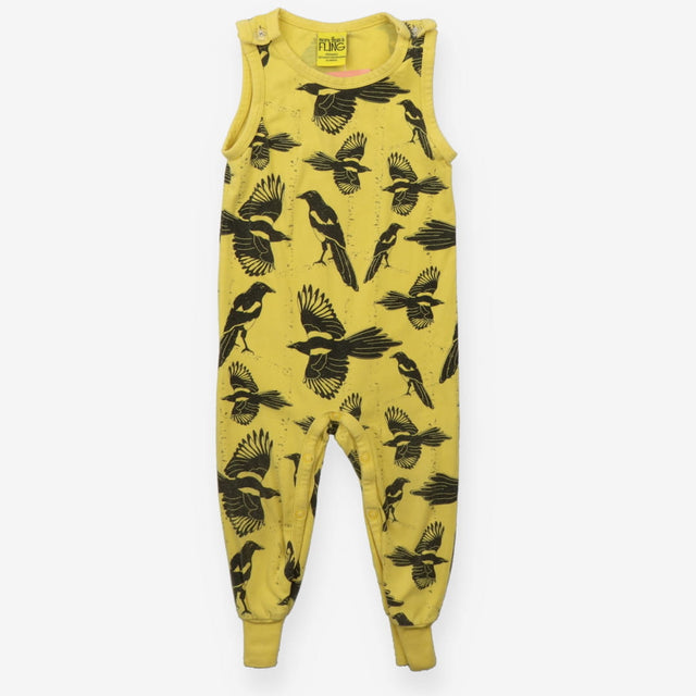 Yellow Magpie Dungarees