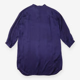 Shirt Dress Purple Tonal Jacquard Long Sleeve