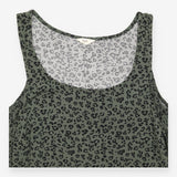 Maxi Dress in Grey Leopard Print