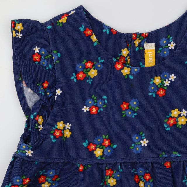 Pinafore navy floral