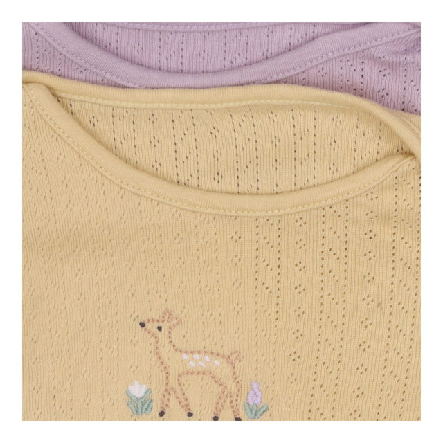 Bodysuits Purple And Yellow 2 Pack