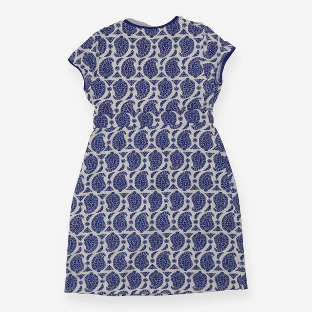 Dress Jersey Blue Paisley Print