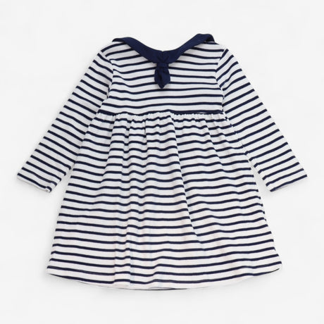 Dress Jersey Long Sleeve Sailor Collar