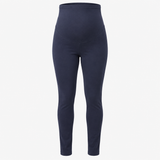 Maternity Leggings Navy Organic Cotton Over Bump
