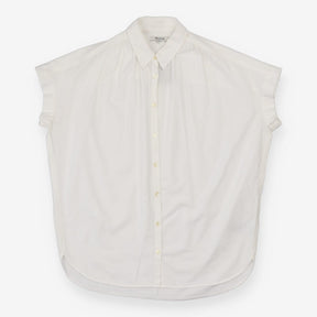 Shirt white cotton button down