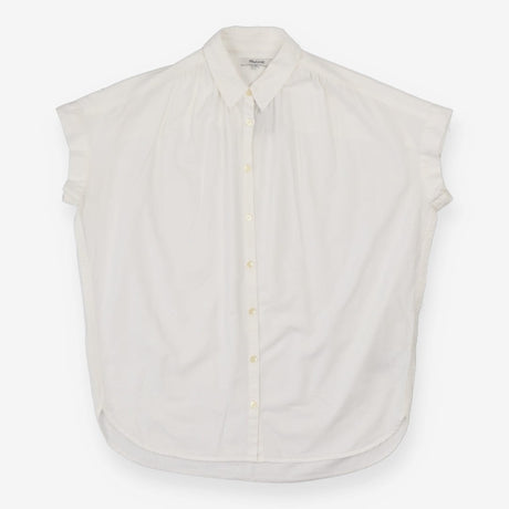 Shirt white cotton button down
