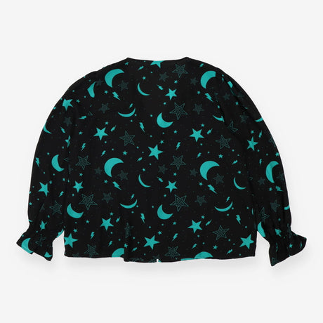 Black Moon and Stars Blouse