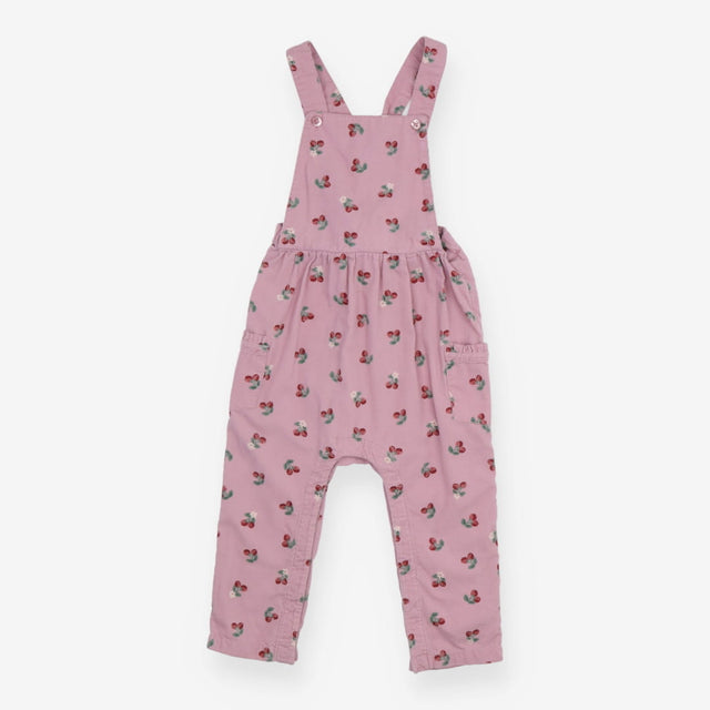 Purple Cord Cherries Dungarees
