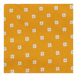 Dress long sleeve yellow floral print with two poc