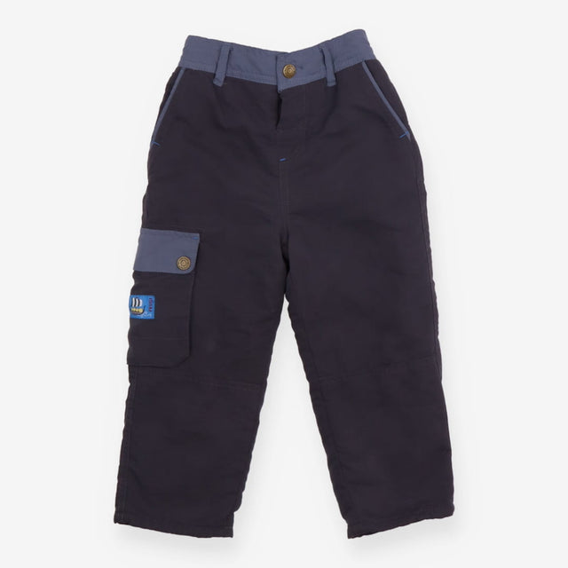 Trousers Cargo Grey Fleece Lined