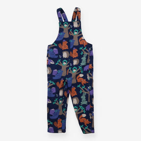 Blue Woodland Treehouse Dungarees