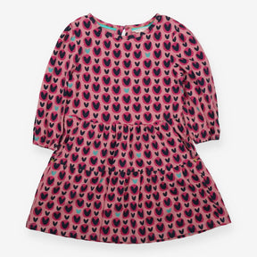 Pink long sleeve dress