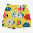 Swim shorts yellow fishes 