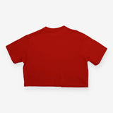 Box Crewneck T‑Shirt Red, 100% Cotton