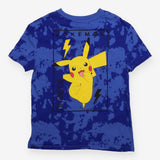 Blue tie dye Pokemon t-shirt
