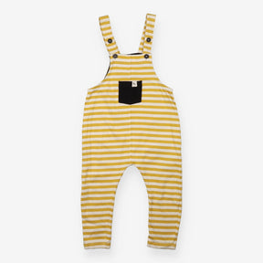 Dungaree Yellow and White Strips