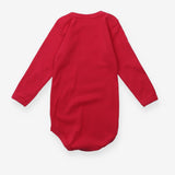 Bodysuit Long Sleeve Pink Bunny