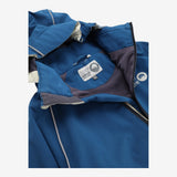 Blue rain coat