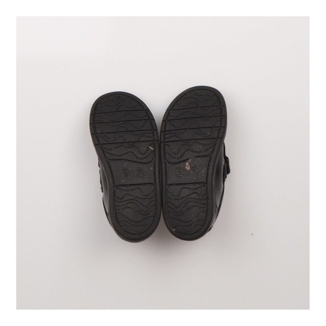 Shoes black patent double velcro