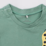T-Shirt Green Happy Giraffes