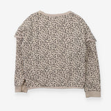 Cream Leopard Print Sweater 