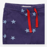 Joggers blue stars with red drawstring