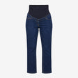 Jeans Over Bump Denim Slim Maternity Dark Wash Str