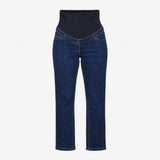 Jeans Over Bump Denim Slim Maternity Dark Wash Str