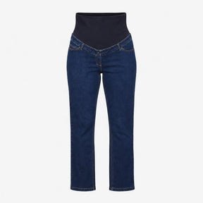 Jeans Over Bump Denim Slim Maternity Dark Wash Str