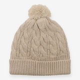 Cream Knit Bobble Hat - Pure Baby