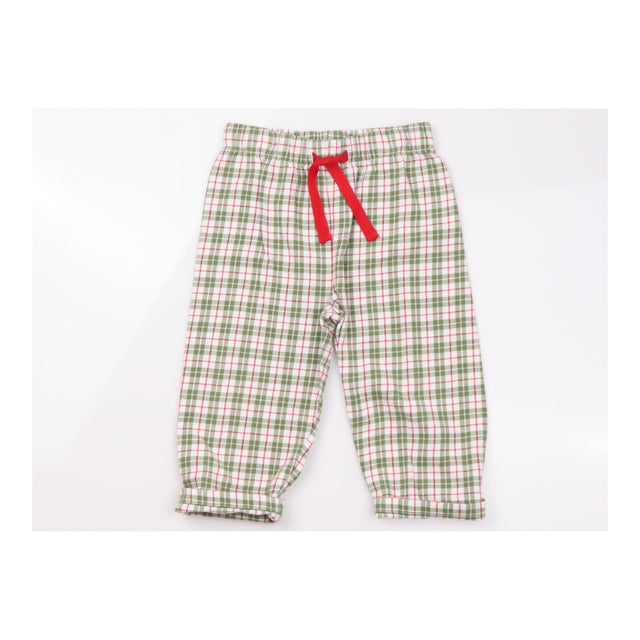 Green and White Tartan Pyjamas 